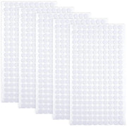 Pads per protezione dei mobili 1000 pezzi - Stippe autoadesive - Spessore 10 mm - Pads in schiuma EVA - Protezione per scaffali e tavoli - Diametro 10 mm - Pads per mobili