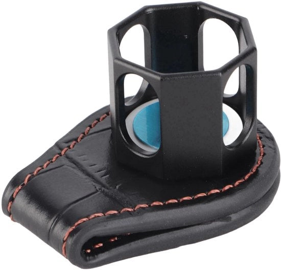 Accessorio da Snooker Portatile - Clip Magnetica - Cassetta di Carboncino in Alluminio - 44g - Leggero e Resistente ai Sfregamenti