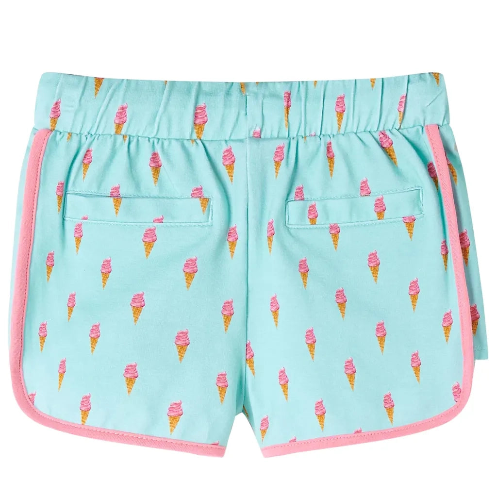 Pantaloncini per Bambini con Coulisse Menta Chiaro 128 CFW9964566