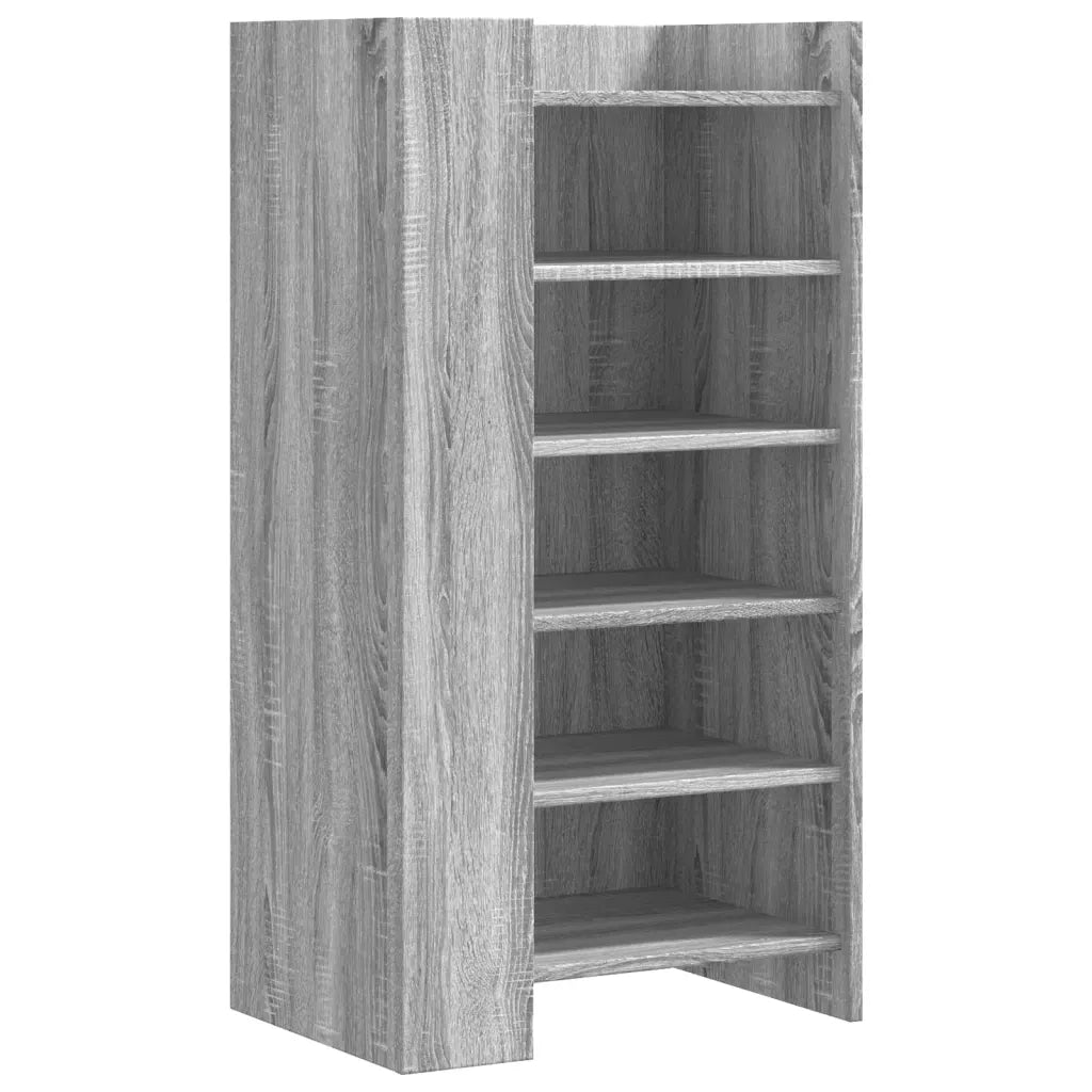 Scarpiera | Mobile per scarpe Grigio Sonoma 52x37,5x100 cm in Legno Multistrato