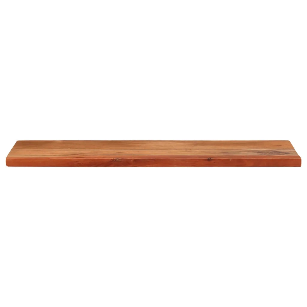 Piano per Tavolo 80x30x2,5cm Rettangolare Legno Massello Acacia 370894