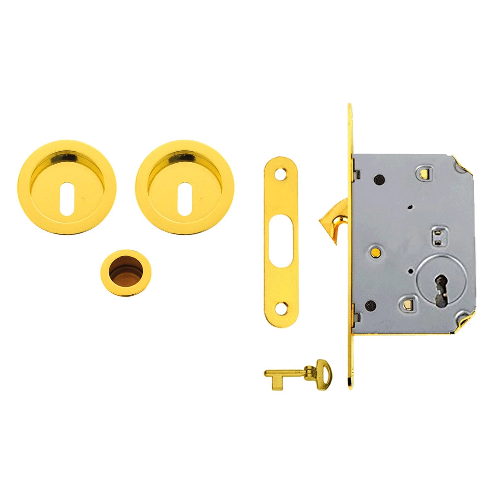 KIT PER PORTE SCORREVOLI finitura oro lucido  - MARIVA