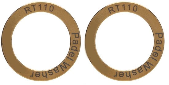 Pedali per bicicletta 2 pezzi - Impermeabili/Resistenti alla ruggine - Lega di titanio - Minore attrito - Comfortevole pedalata - Riduzione del rumore - Pedali per bicicletta con anello