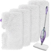 Pacchetto da 4 pezzi di pulitore a microfibra per aspirapolvere a vapore compatibile con i modelli Steam Pocket Mops S3500 serie S3501 S3601 S3550 S3901 S3801 SE450 S3801CO S3601D, lavabile in lavatrice, facile da pulire, facili da lavare pad.