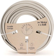 Serpentino per giardino 30 m - PVC riciclato - grigio chiaro - 1/2 pollici