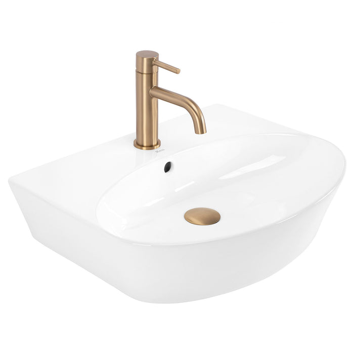 Lavabo Da Appoggio In Ceramica Rea Kim 52