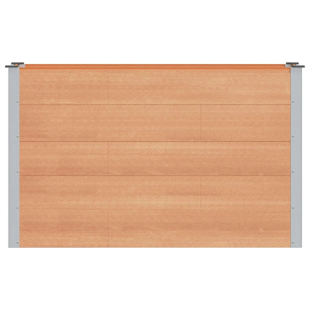 Fioriere | Cassetta per fiori | Letto rialzato da giardino Marrone 150 x 50 x 91 cm