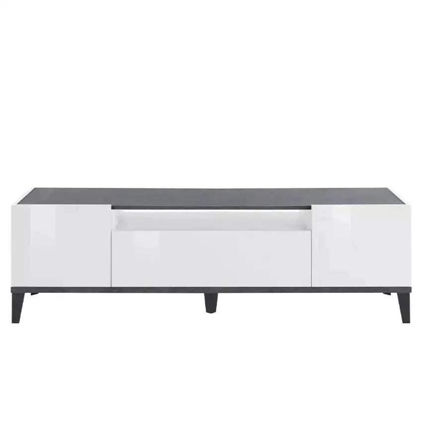 Porta TV Sunrise Bianco Lucido - 160 x 40 x 47 cm