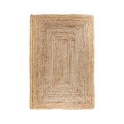 Tappeto Rettangolare Bombay, Marrone, Juta, 90x60x1 cm
