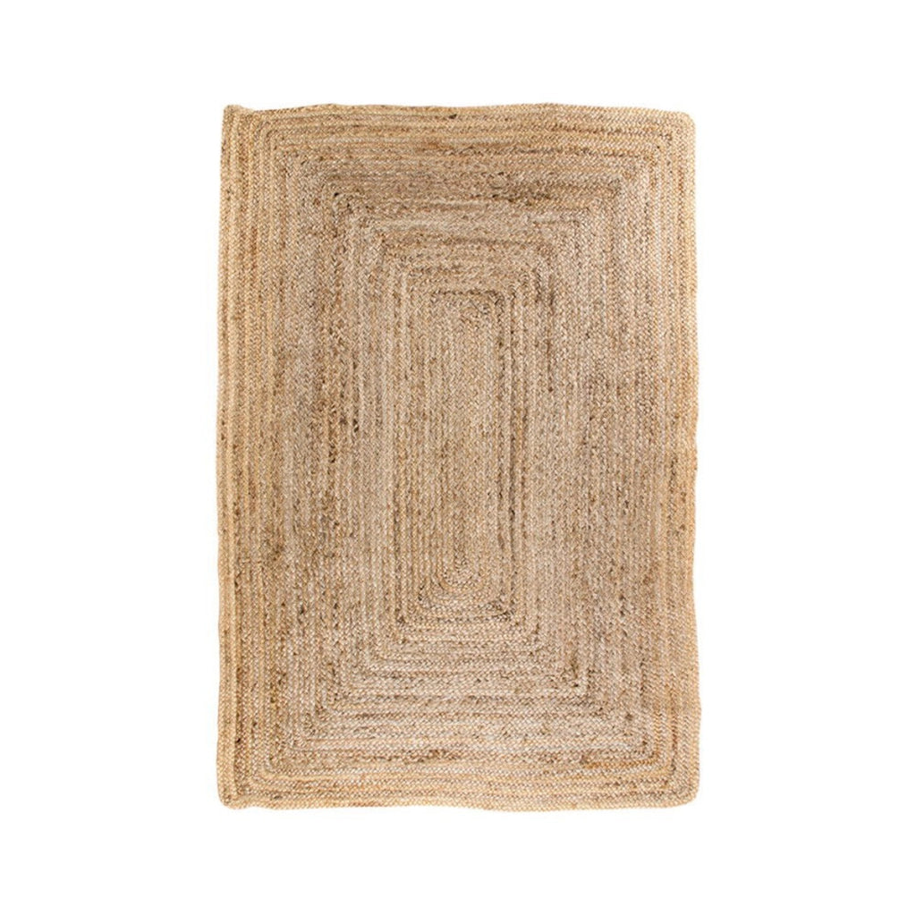 Tappeto Rettangolare Bombay, Marrone, Juta, 90x60x1 cm