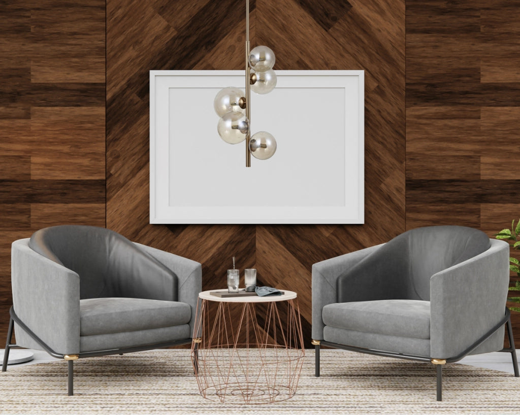 Lampadario a cascata ottone miele CANELLO Italux 5xG9