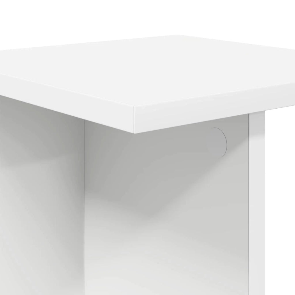 Supporto per piante 2 pcs Bianco 25 x 25,5 x 100,5 cm 899627