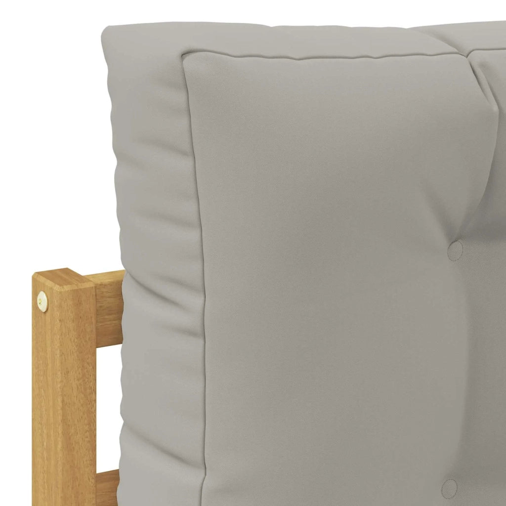 2 Pezzo Poggiapiedi da Esterno Poliestere Bianco CFW5685128