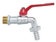 2pz rubinetto a sfera con maniglia a leva - m 1" con portagomma f 1" cod:ferx.fer304641