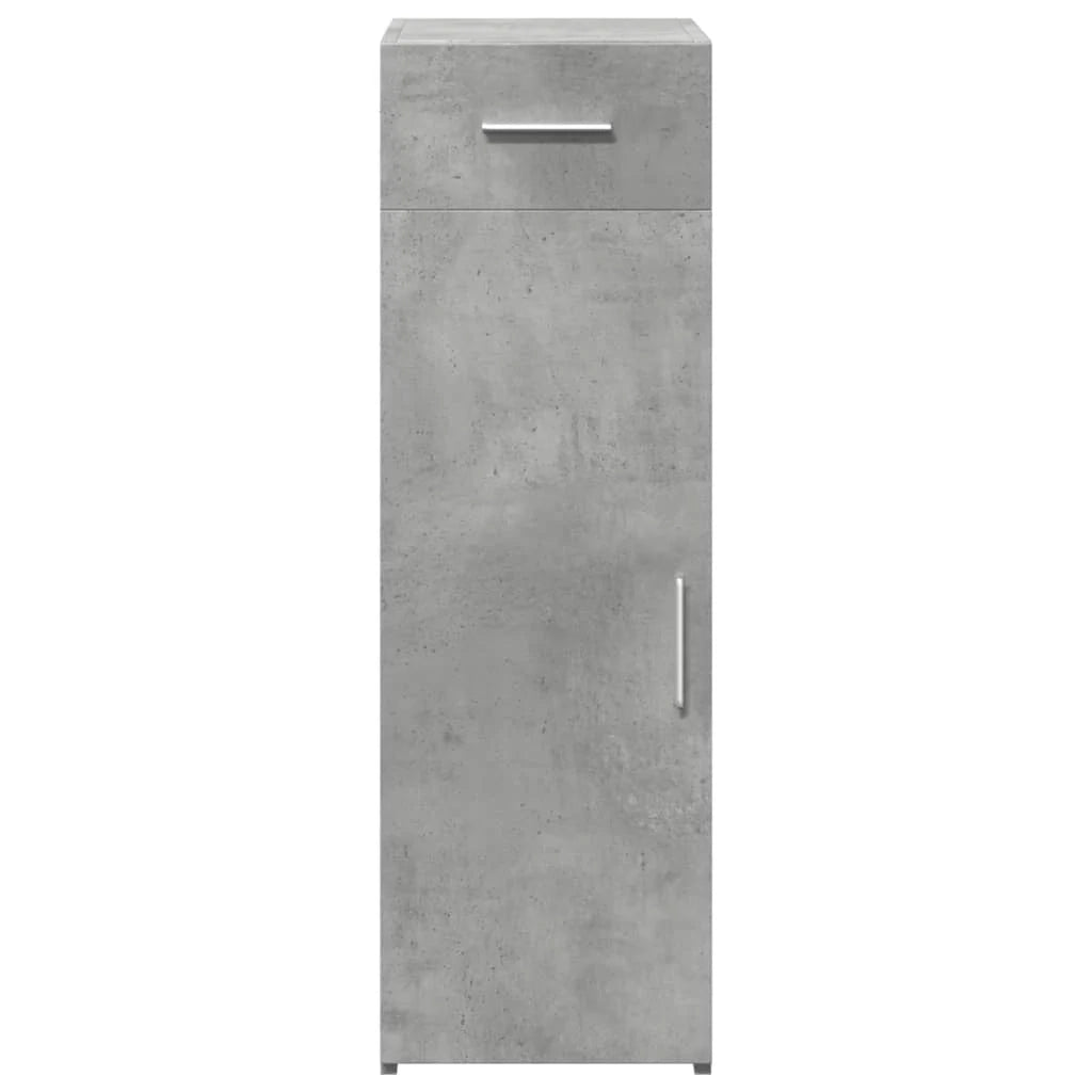 Buffet credenza cassettiera armadio mobile contenitore organizer per cucina soggiorno salotto 30 x 42,5 x 93 cm legno ingegnerizzato grigio 02_0031863