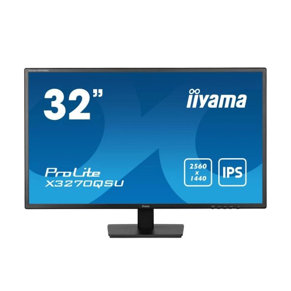 Iiyama prolite x3270qsu-b1 monitor pc 81,3 cm (32") 2560 x 1440 pixel wide quad hd led nero