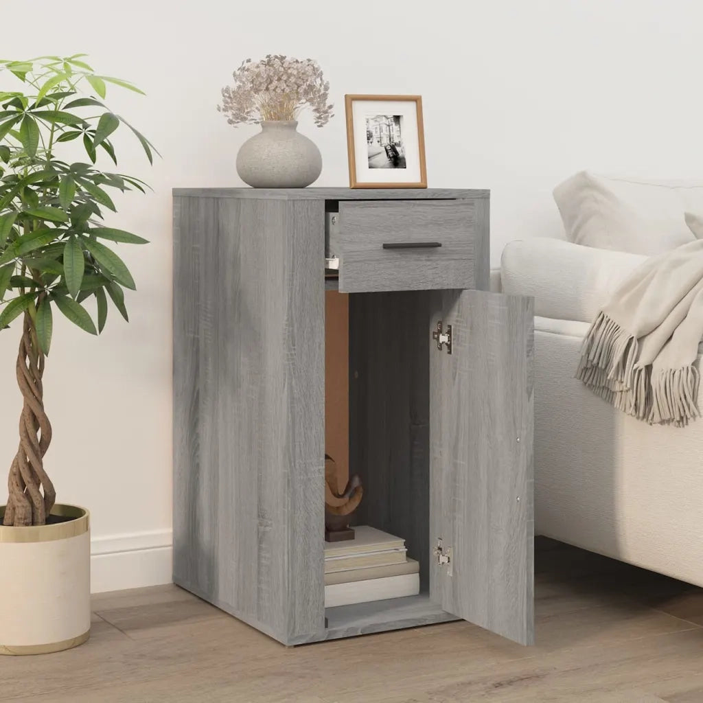 Mobile Scrivania grigio sonoma 40x49x75 cm Legno Multistrato 816798
