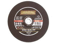 dischi taglio sgrosso centro depresso ferro  mm.230  mm230x7,0 cod:ferx.fer84222