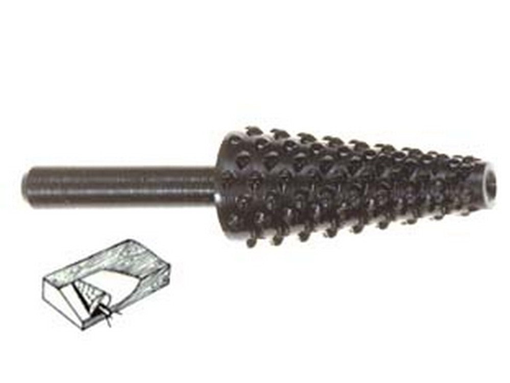 5blister fresa-raspa conica rotativa per legno - codolo mm.6 per trapano pg 432.00 cod:ferx.fer17657