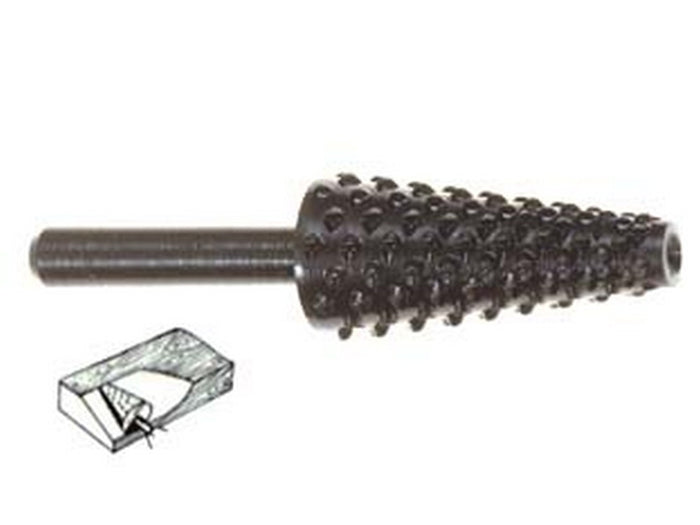 5blister fresa-raspa conica rotativa per legno - codolo mm.6 per trapano pg 432.00 cod:ferx.fer17657