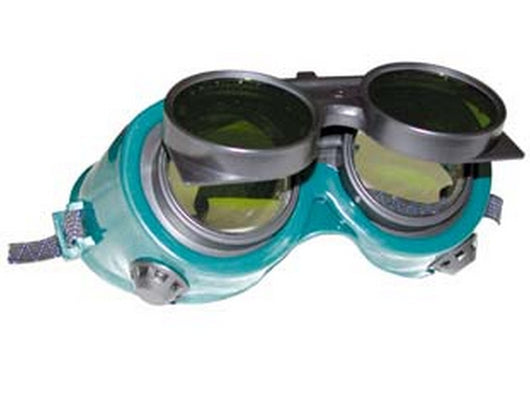 occhiali di protezione per saldatura autogena con lenti ribaltabili cod:ferx.fer52344