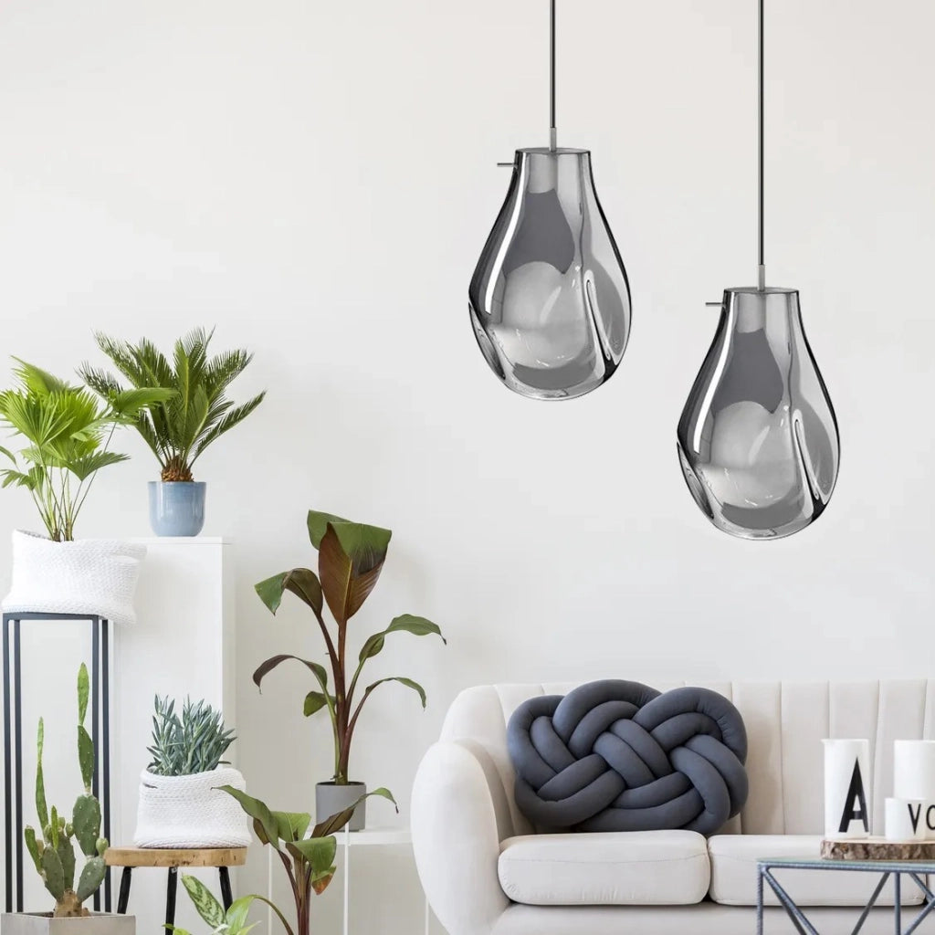 Lampada Da Soffitto Pensile Di Vetro APP328-1CP Amber