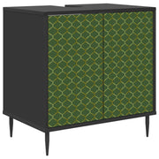 Mobile da Bagno GELEEN Rovere Nero 60 x 40 x 61 cm 8007411