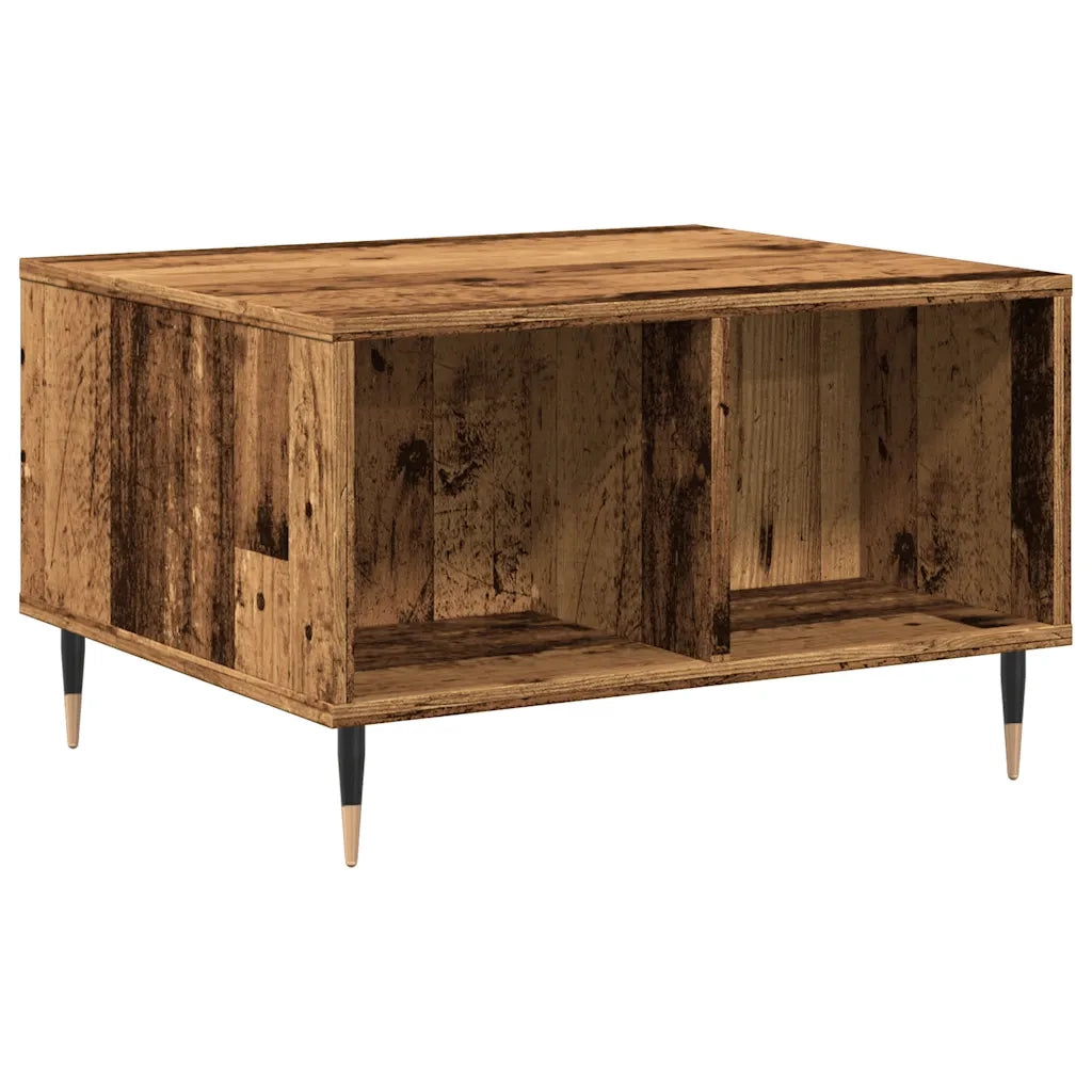 vidaXL Tavolino da Salotto Legno Antico 60x50x36,5cm Legno Multistrato