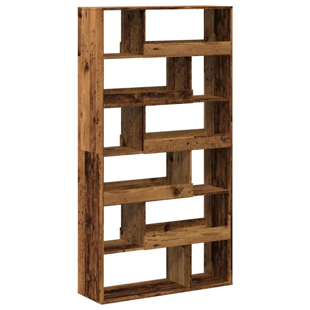 Divisorio Stanza | Paravento | Divisorio Ambienti Legno Antico 100x33x187,5 cm in Truciolato