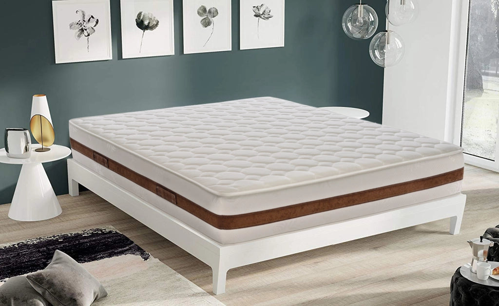 Materasso Singolo 80x200 in Memory Foam, 5cm di Memory Foam, Alto 22 cm