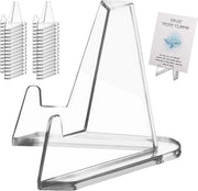 Display Stand per Carta Transparente - Organizzatore per Visite e Medaglie in Acrilico - 30 Posizioni - 55 cm
