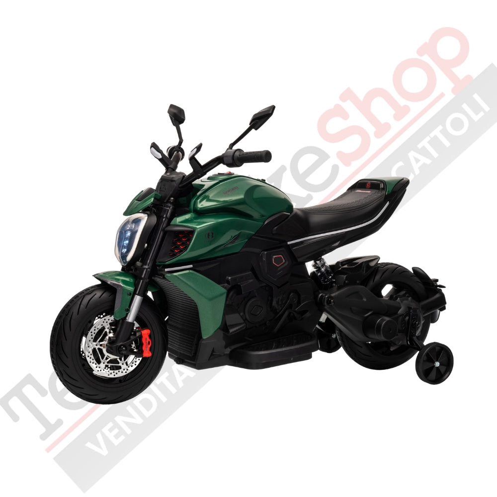 Tecnobike Shop - Moto Elettrica per Bambini Licenza Ufficiale Ducati Diavel 12V