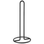 Portarotolo di carta assorbente KADAX, in metallo, nero, per asciugamani da cucina, stabile, 32 cm