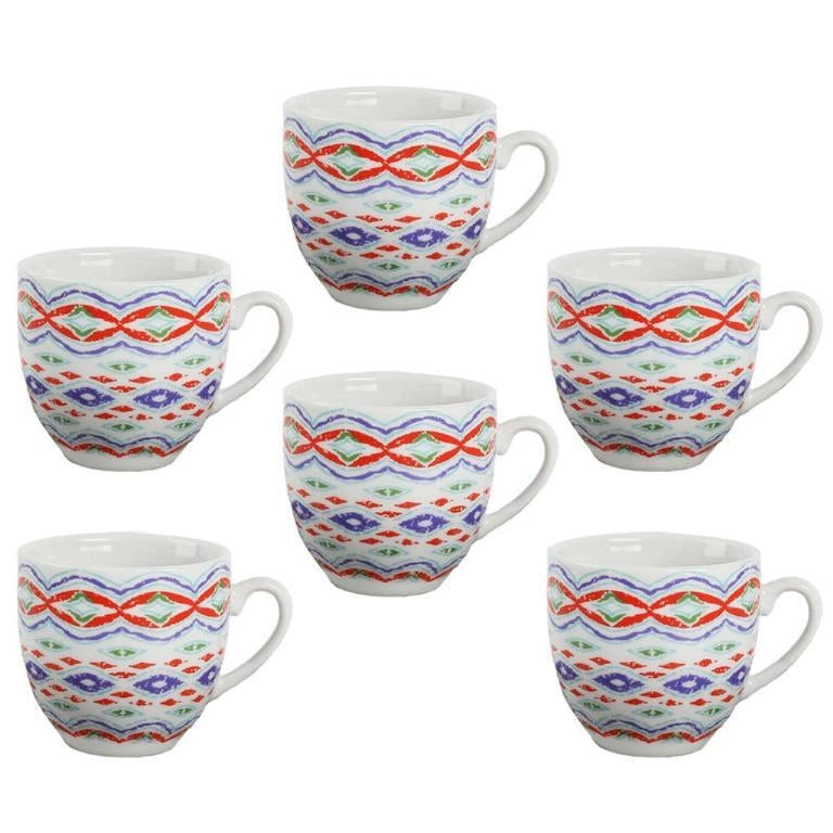 Set 6 Tazzine Tazze Caffè in Ceramica senza Piattini Zaira 3