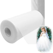Tela di Organza 30 cm x 100 yard - Bianca Tela di Organza - Decorazione di Matrimonio - Tela per Decorazioni - Attività Artigianali - Nastro di Sfilato - Tela Decorativa