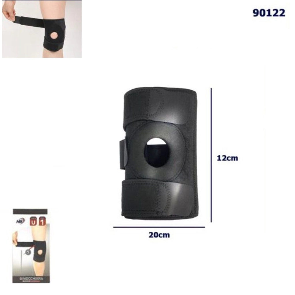 GINOCCHIERA SPORTIVA ELASTICA ORTOPEDICA PROTEZIONE LEGAMENTI DOLORE 90122