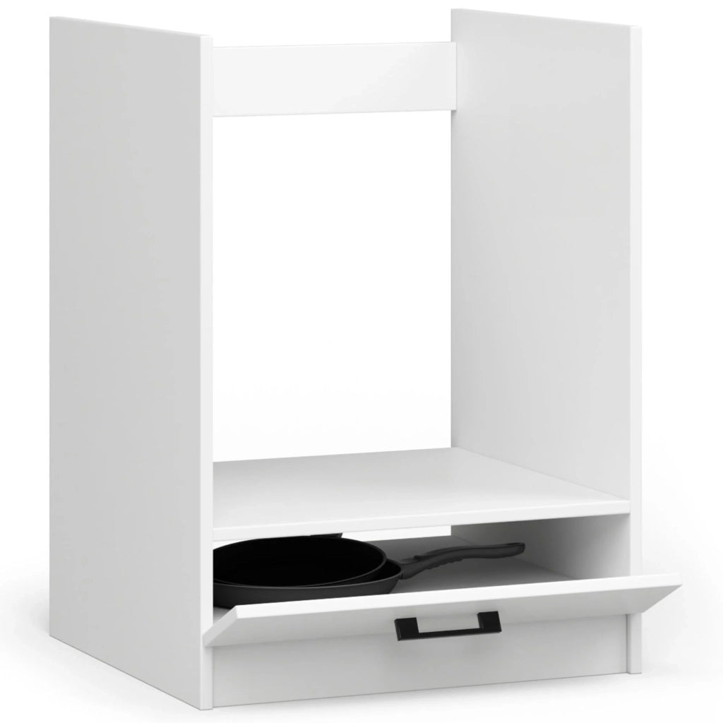 Mobile da cucina per incasso del forno AKORD S60 sistema OLIWIA Bianco 60 cm 1 anta 60x55x82 cm