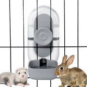 Dispensatore automatico di acqua appeso, bottiglia per conigli, cavi, topi e piccoli animali come cuccioli.