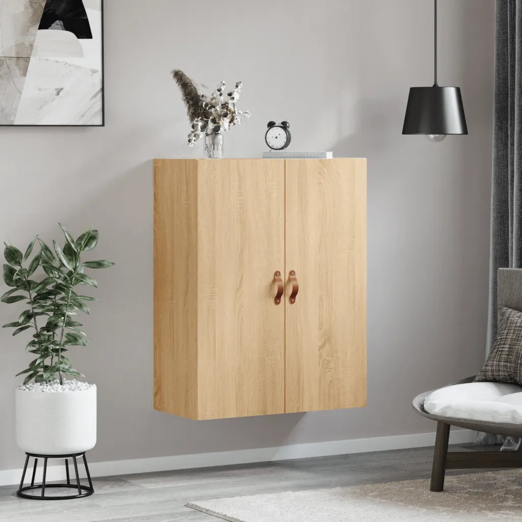vidaXL Mobile a Parete Rovere Sonoma 69,5x34x90 cm
