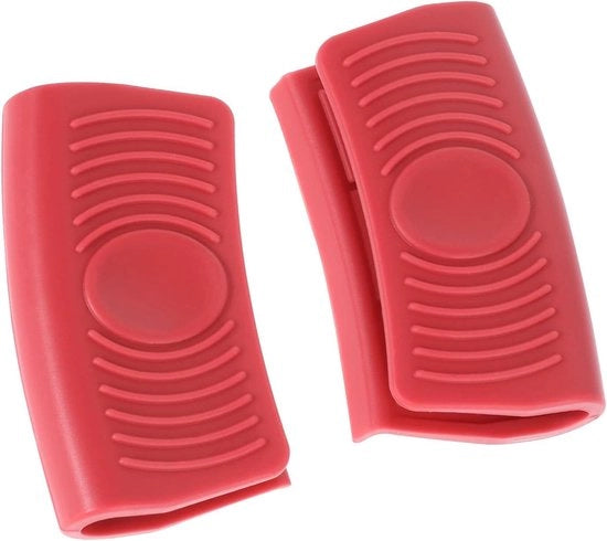Manici in silicone per pentole - protezione contro il calore - antiscivolo - manico per pentola - guaina di protezione - cucina - cottura - accessori da cucina