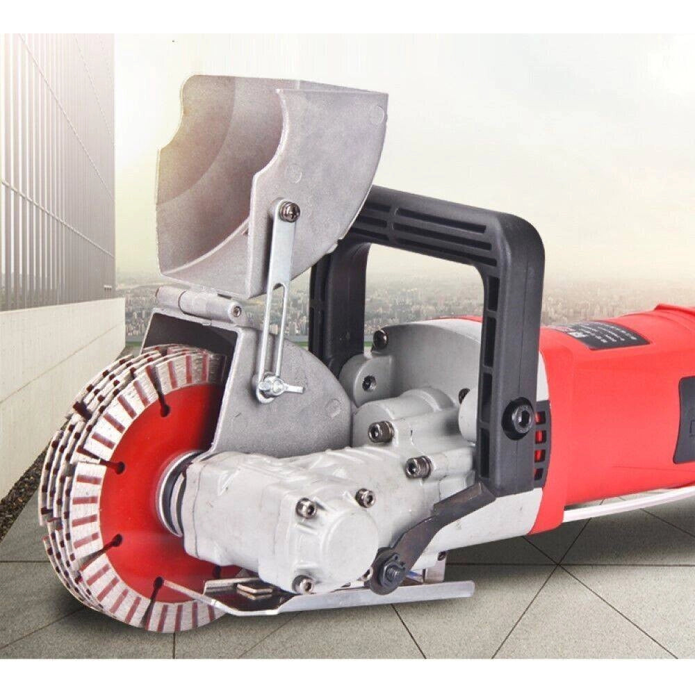Trade Shop - Tracciatrice Scanalatrice A Disco 5 Dischi Scanalatore Muro 2800w Pompa Acqua -