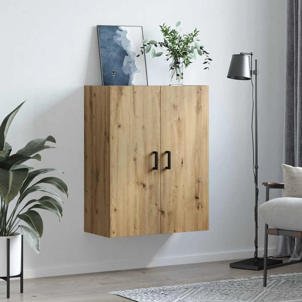 Armadietto a Muro | Mobile a Parete Rovere artigianale 69,5 x 34 x 90 cm