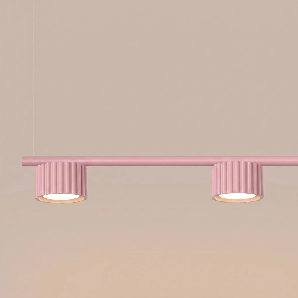 Lampadario AURA 4 rosa Gx53