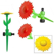 Trade Shop - Fiore Irrigatore Girasole Con Picchetto Per Annaffiare Piante Irrigazione Prato -