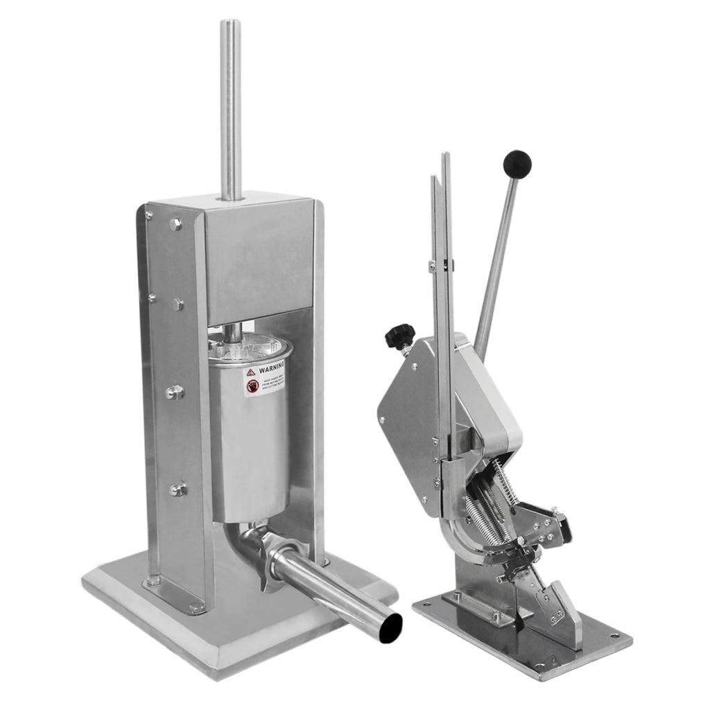 Kit Clippatrice Lega Salsicce & Insaccatrice Manuale Professionale 3L - 5L - 7L