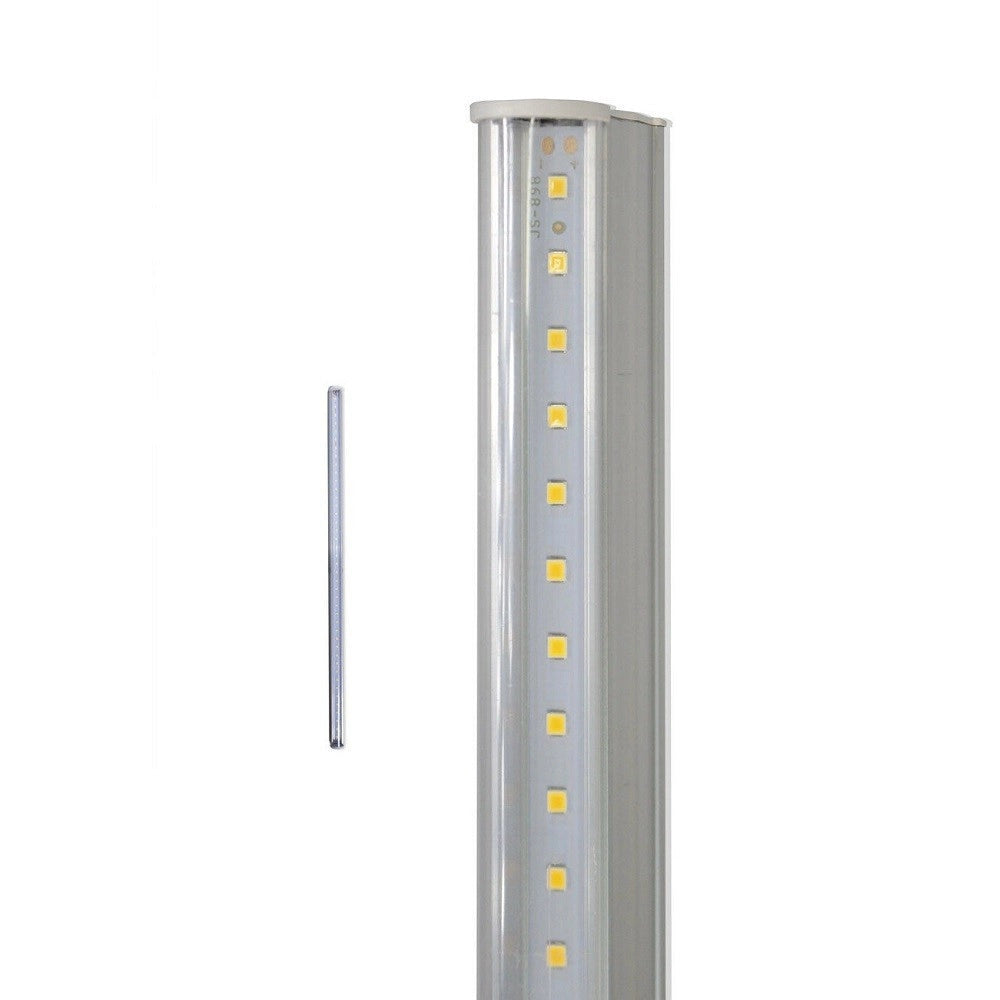 Trade Shop - Sottopensile Led Smd Trasparente Reglette Plafoniera 30 60 90 Cm 6500 3000 4000k - -bianco Freddo   30 Cm   -