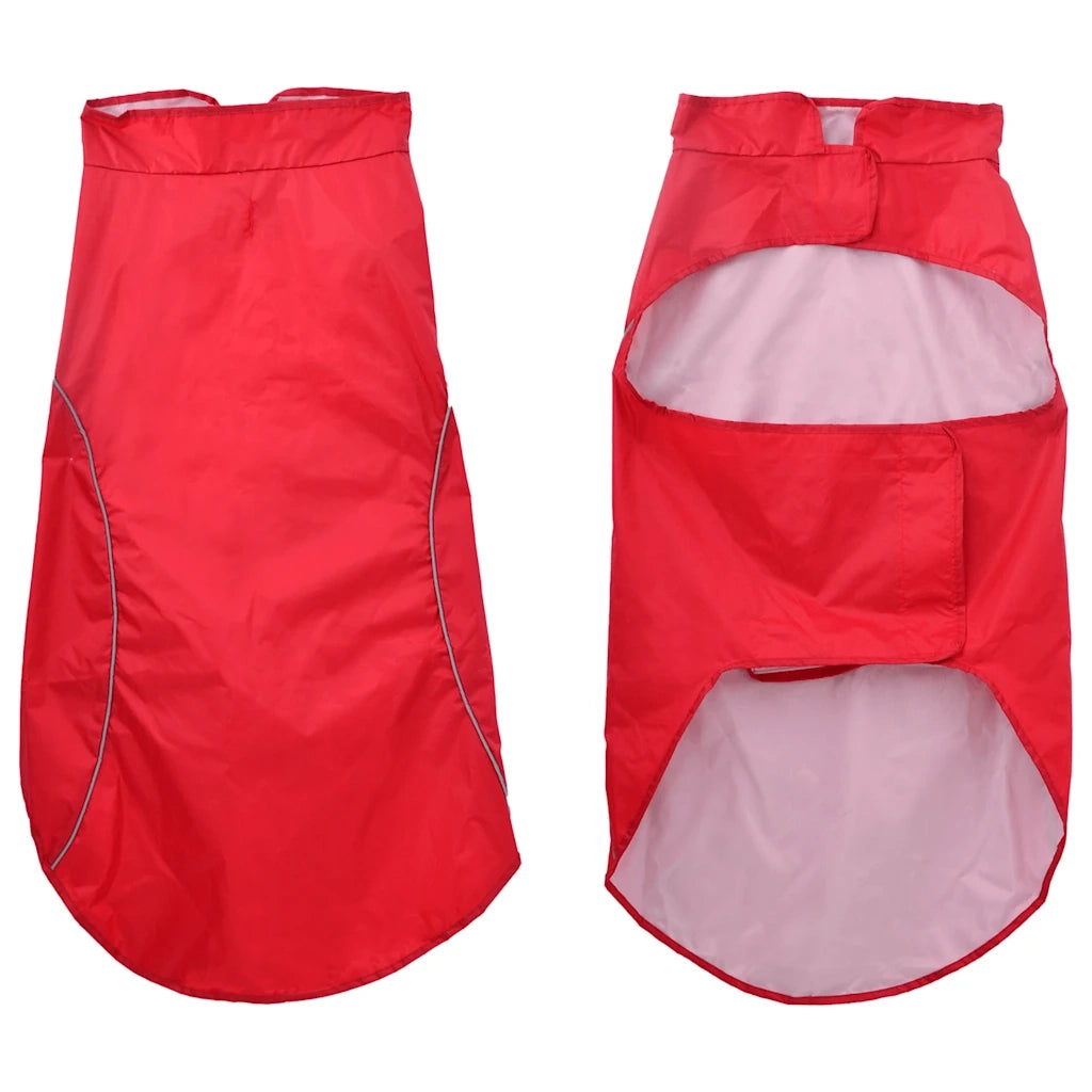 Impermeabile per Cani con Strisce Riflettenti Poliestere 4XL CFW1835618