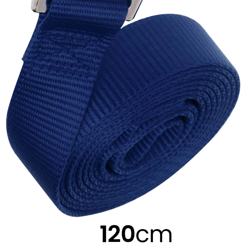 Guinzaglio per cani XL 120 cm in nylon confortevole e resistente con moschettone Blu marina Inny