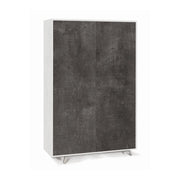 Mobile 4 Ante Kit Ossido Bianco cm 108x41x161h - Sarmog