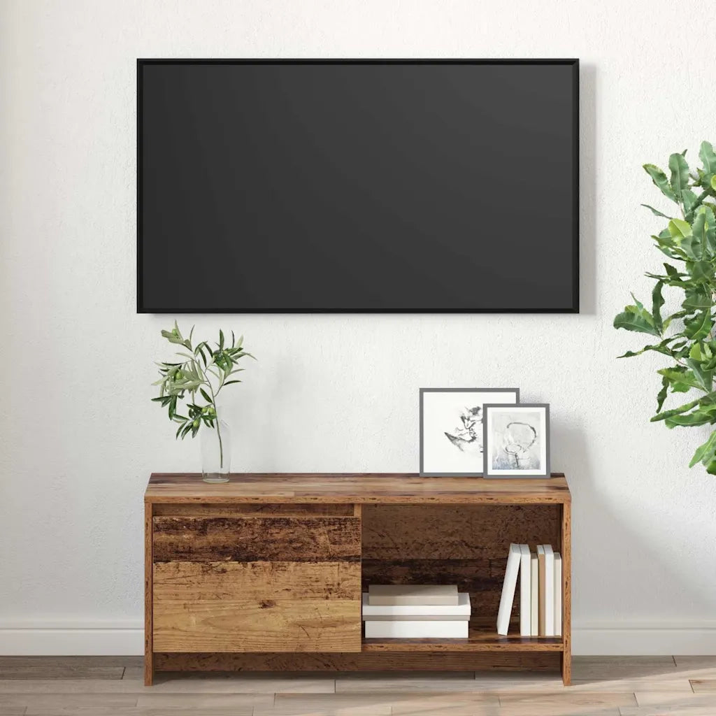 vidaXL Supporto TV Legno vecchio 90 x 35 x 40 cm Legno multistrato